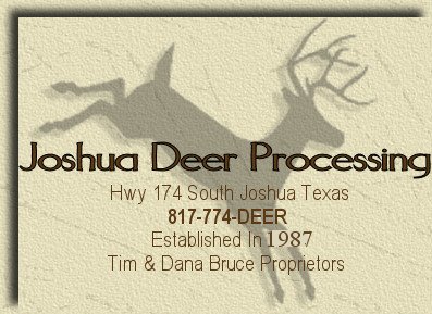 Joshua Deer Processing in Joshua Texas